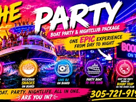 ⭐️The Miami Boat Party To Booby Trap on The River