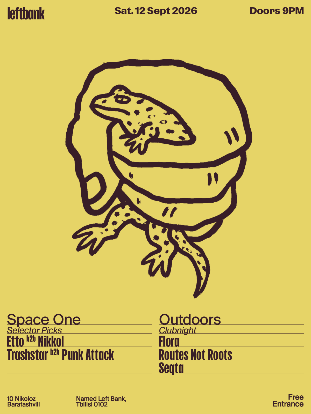 Free Saturdays: Routes Not Roots • Seqta • FLORA