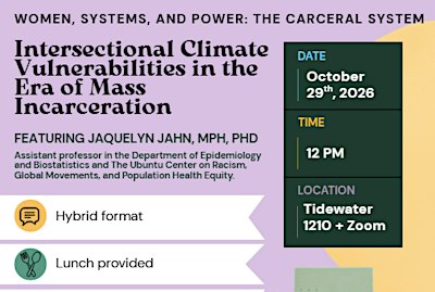Intersectional Climate Vulnerabilities in the Era of Mass Incarceration
