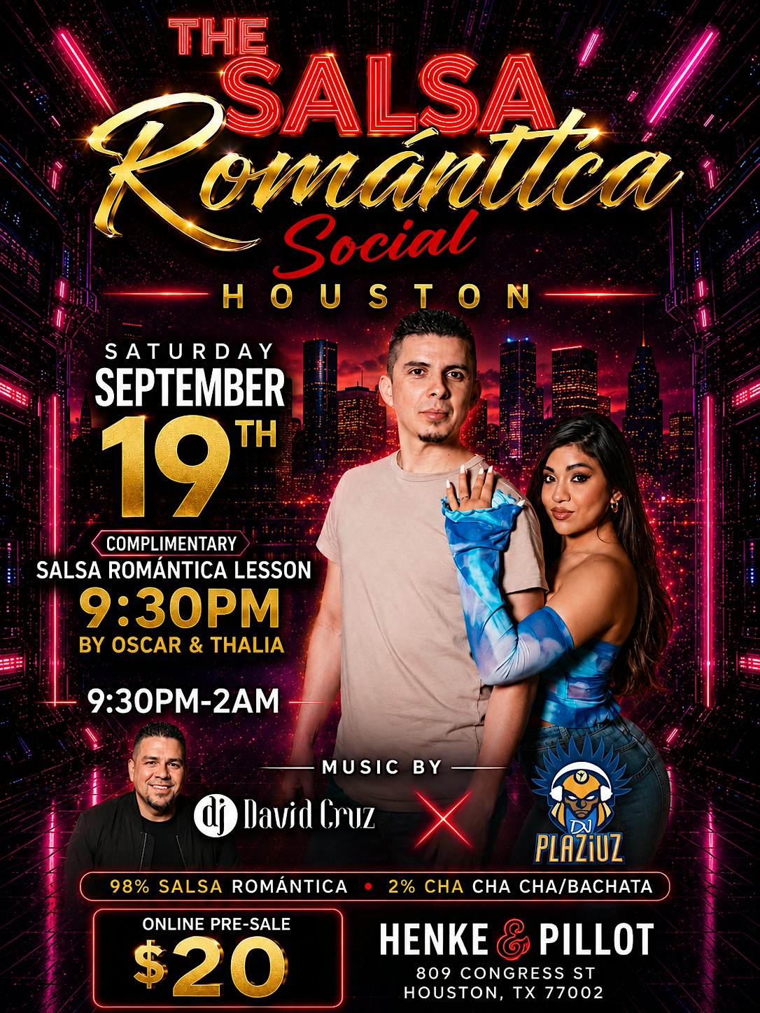 The Salsa Romantica Social - Houston