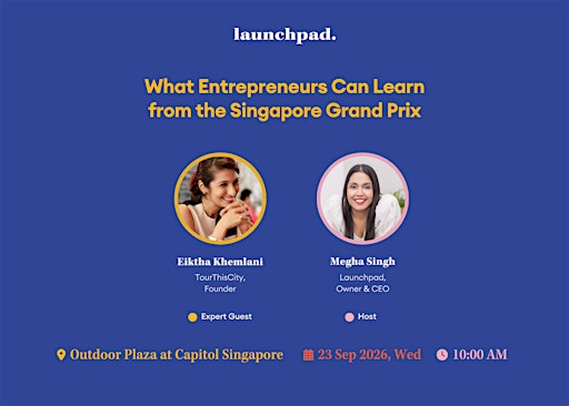 What Entrepreneurs Can Learn from the Singapore Grand Prix