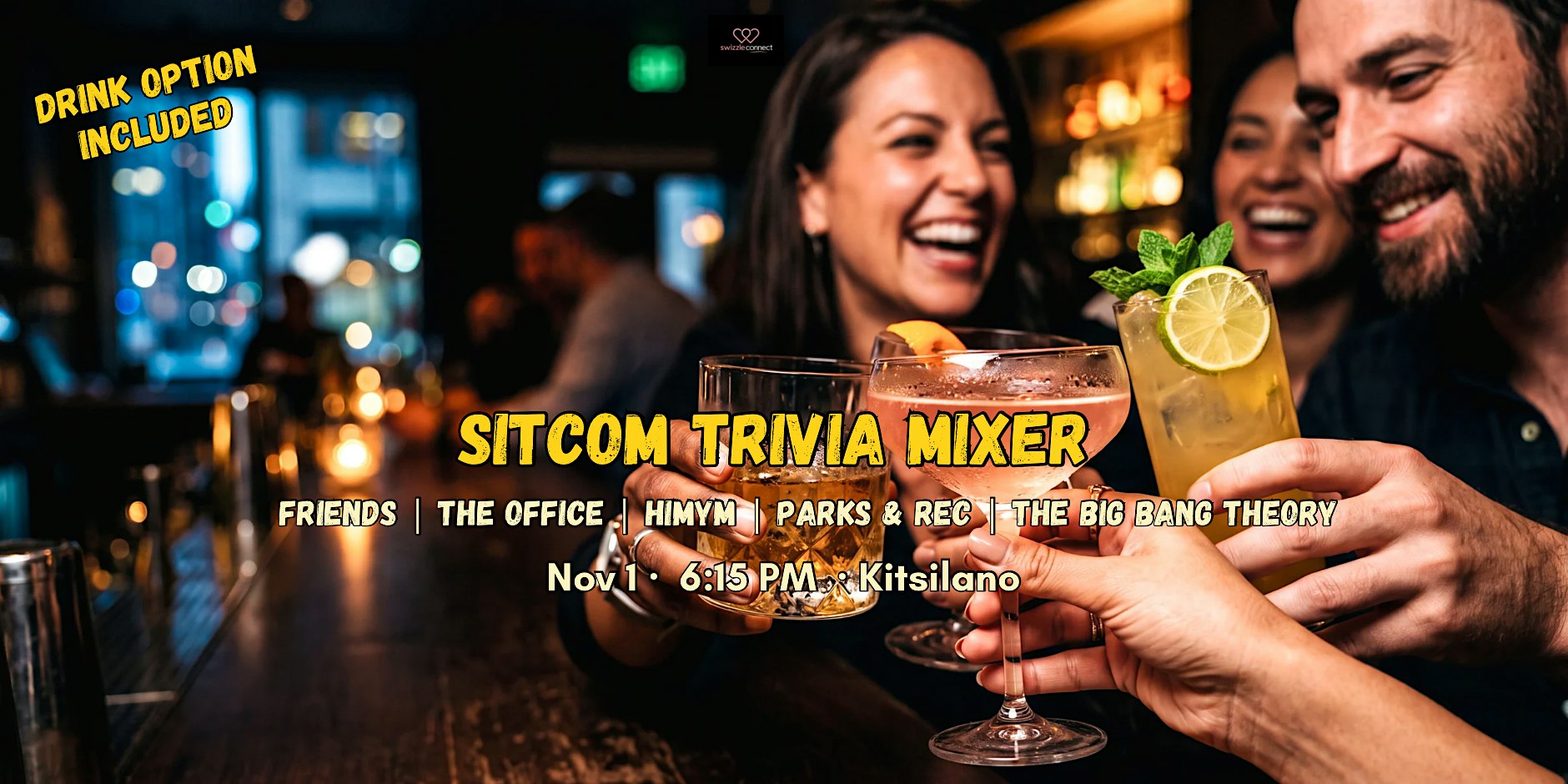 Sitcom Trivia Singles Mixer in Vancouver  [Age: 27 - 45]