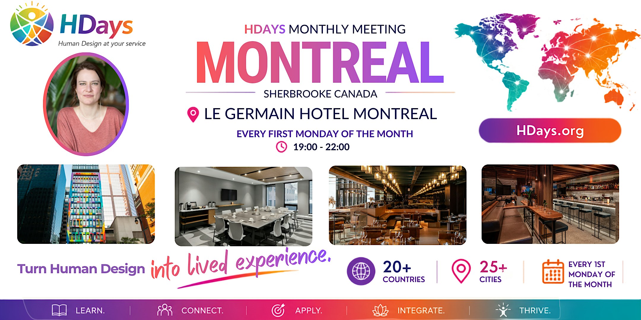 HDays Monthly Meeting in Montreal at Le Germain Hotel