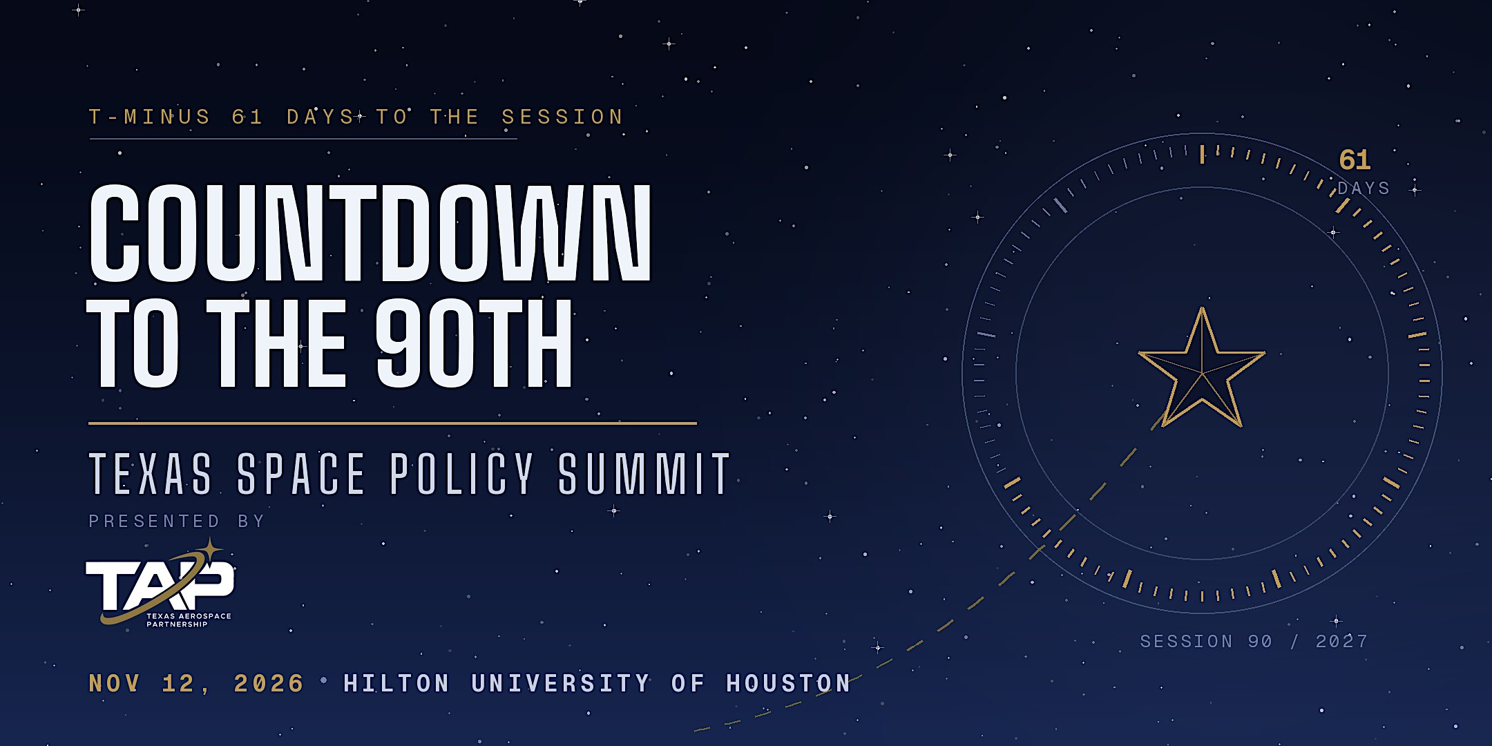 Countdown to the 90th: The Texas Space Policy Summit