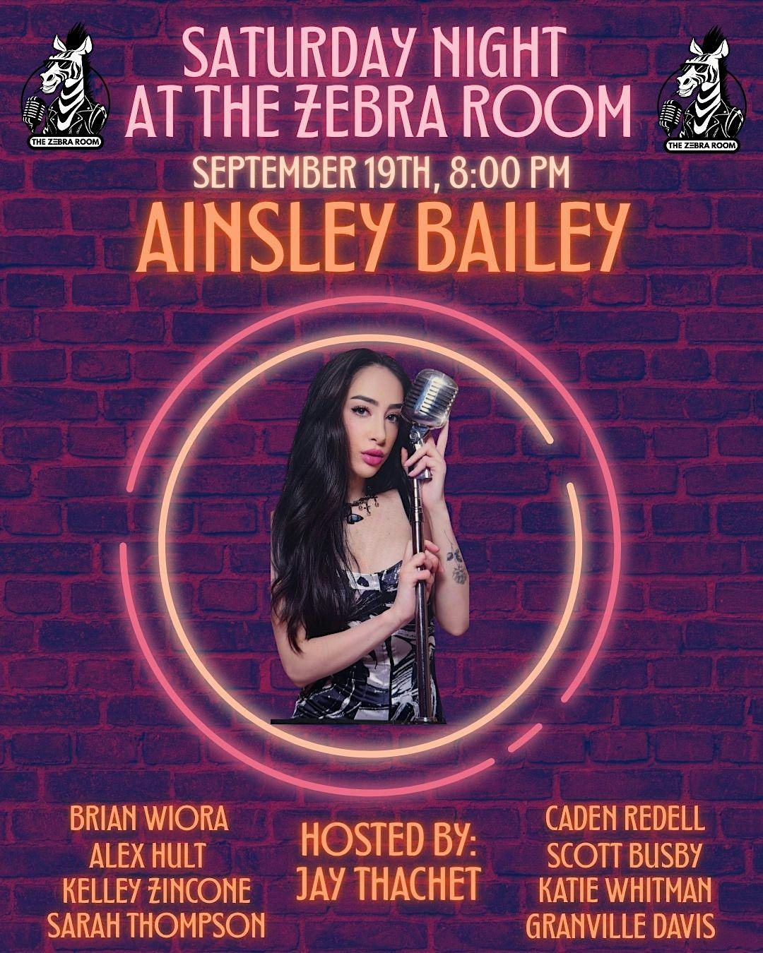 SATURDAY NIGHT AT THE ZEBRA ROOM