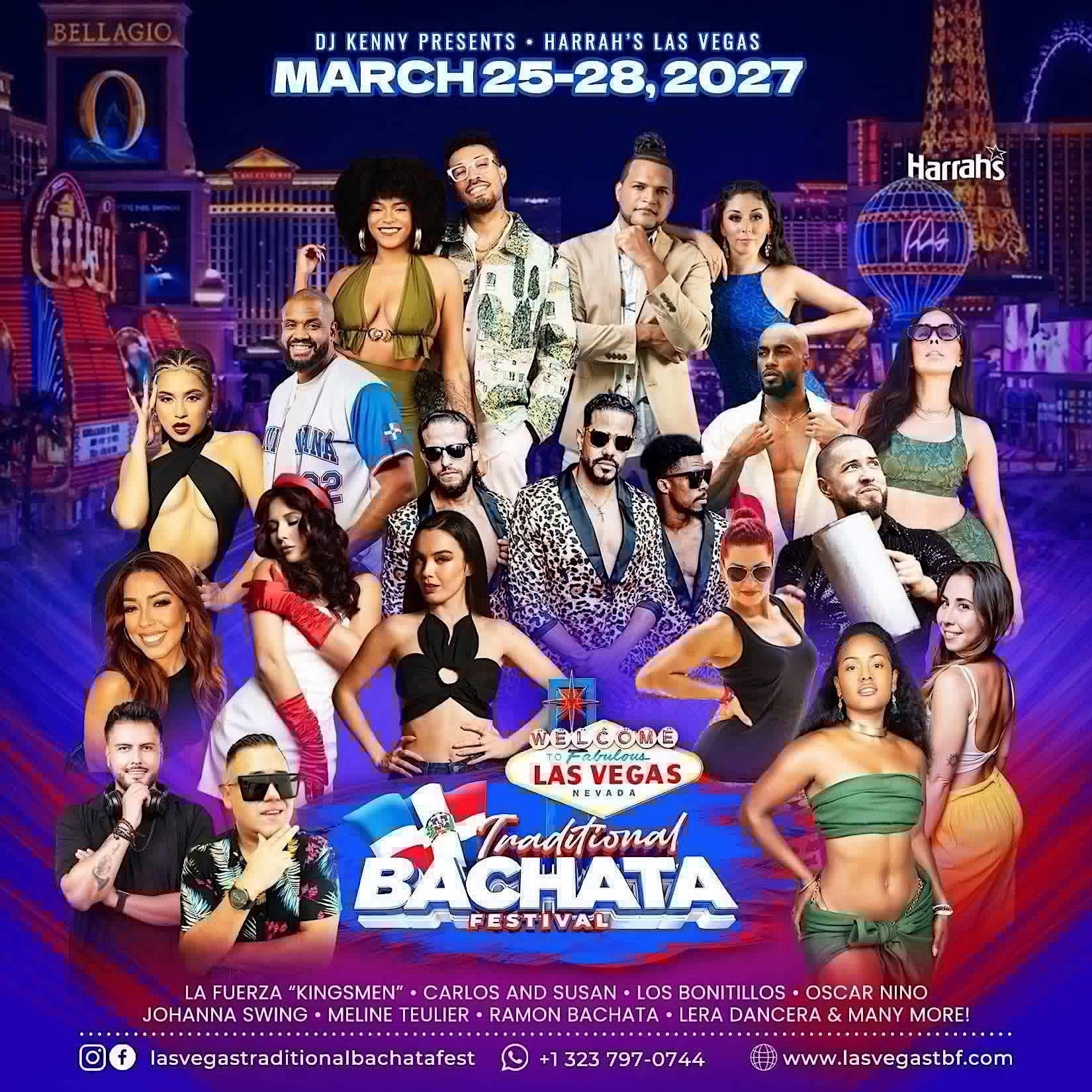 Las Vegas Traditional Bachata Festival- March 25-29, 2027