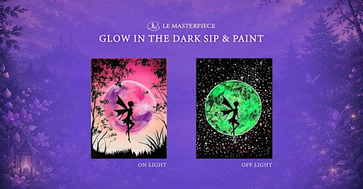 Sip and Paint (Glow in the Dark): Pink Fairy