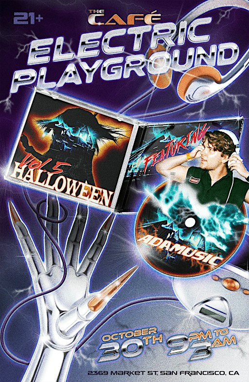 10/30: The Café Presents: Electric Playground Vol. 5 Halloween Edition
