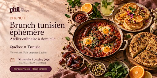 Cuisinez un brunch tunisien à la montréalaise