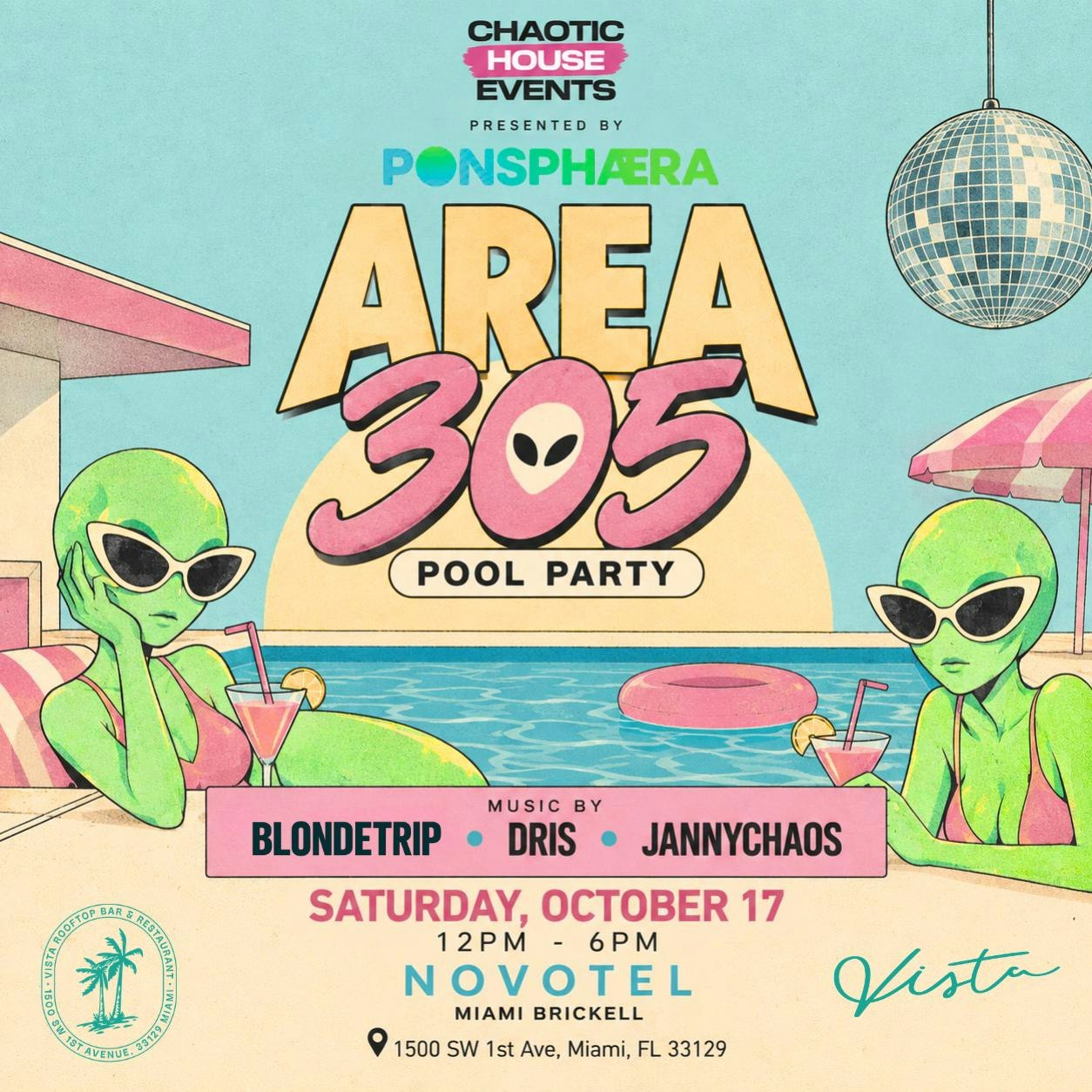 Official Halloween pool party edition - AREA 305
