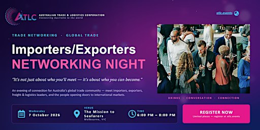 Importers/Exporters Networking Night (VIC)