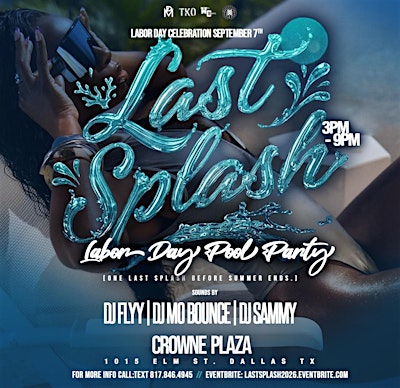 Last Splash (Labor Day) Pool Party