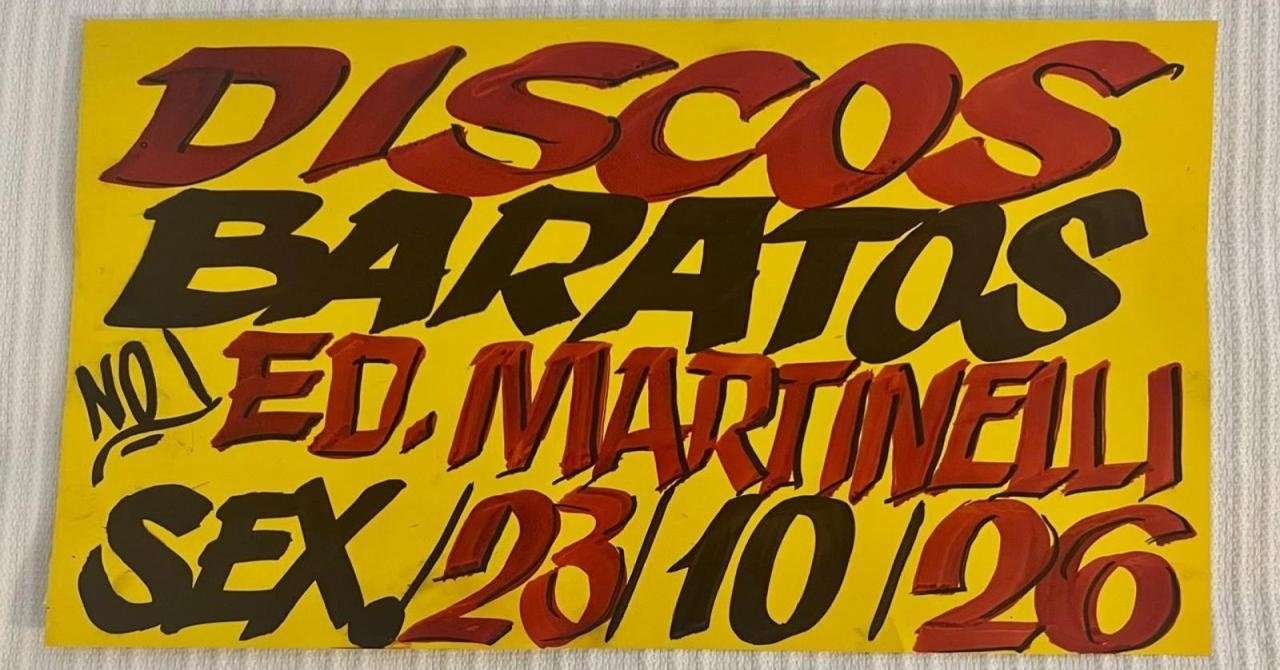 DISCOS BARATOS no Edifício Martinelli! | 23.10