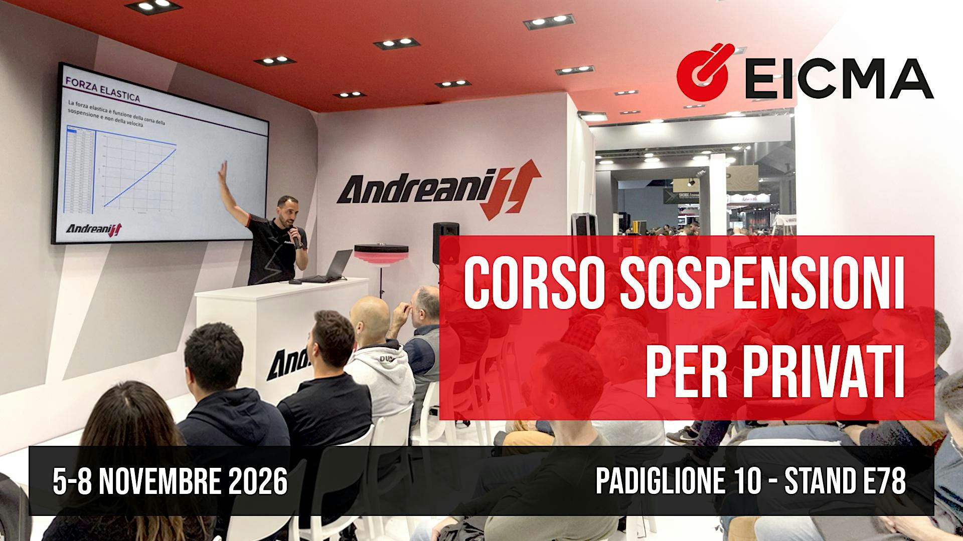Corsi Andreani per privati @ EICMA 2026 – Moto Strada | Off-road