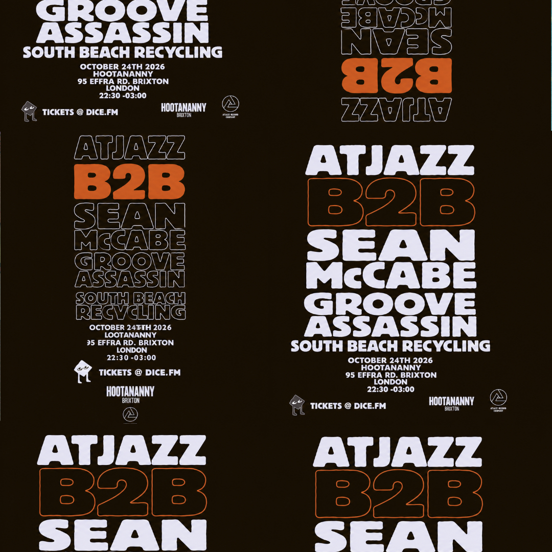 Atjazz B2B Sean McCabe, Groove Assassin + South Beach Recycling