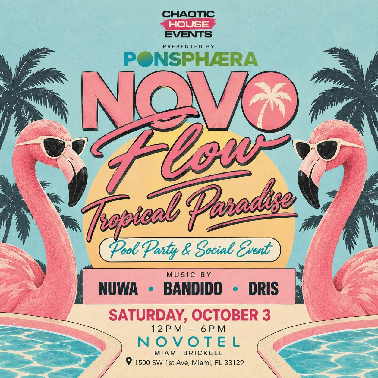  NOVO FLOW: Tropical Paradise POOL PARTY