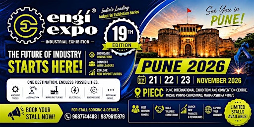 19th Engiexpo Pune 2026 | Industrial Exhibition 2026
