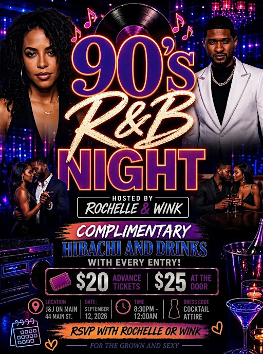 90’s R&B Night (30 and up)