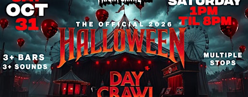 The Fright Crawl | Atlanta Halloween Day Bar Crawl 2026 | Sat, Oct 31