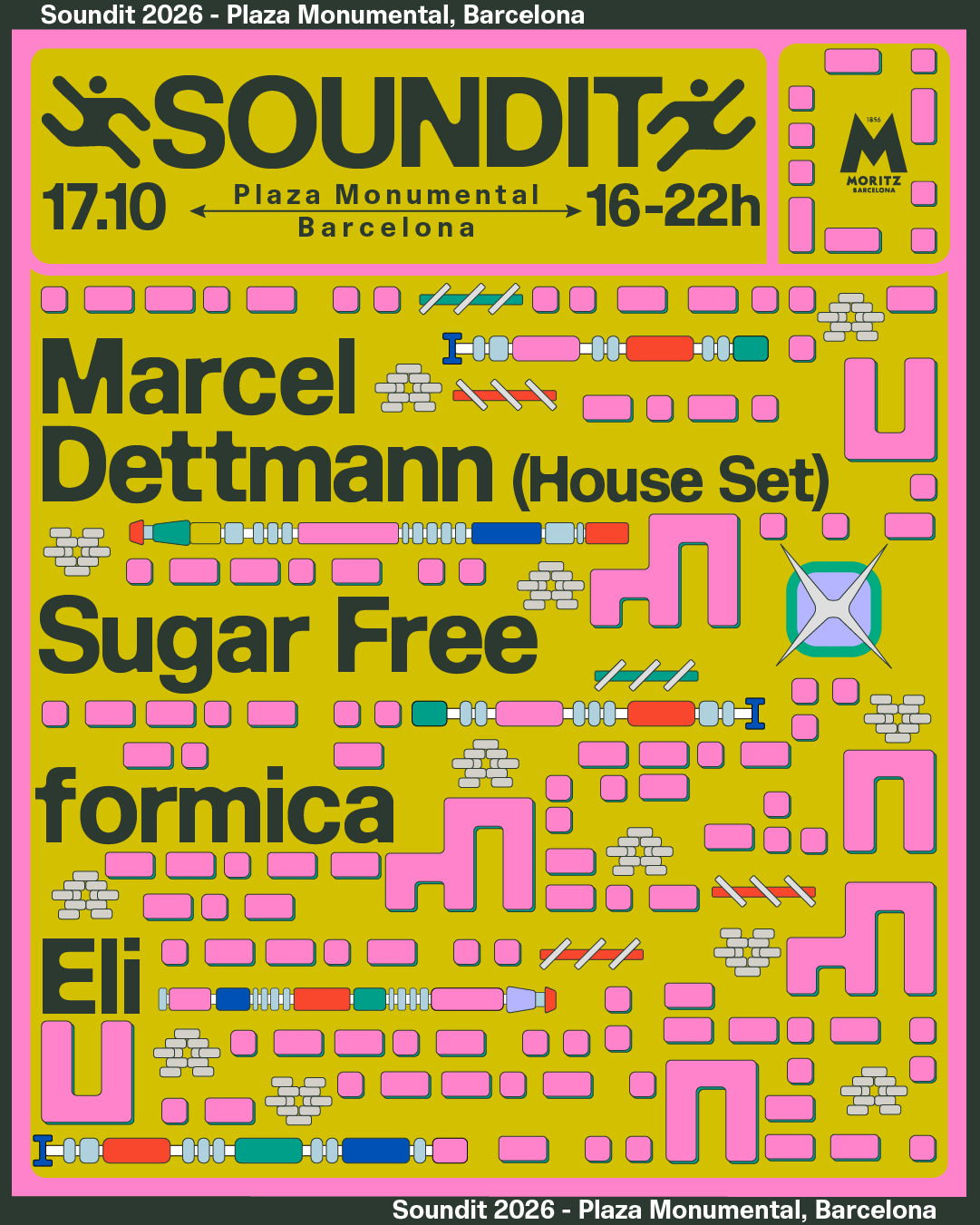 SOUNDIT Plaza: Marcel Dettmann (House Set), Sugar Free, formica, Eli