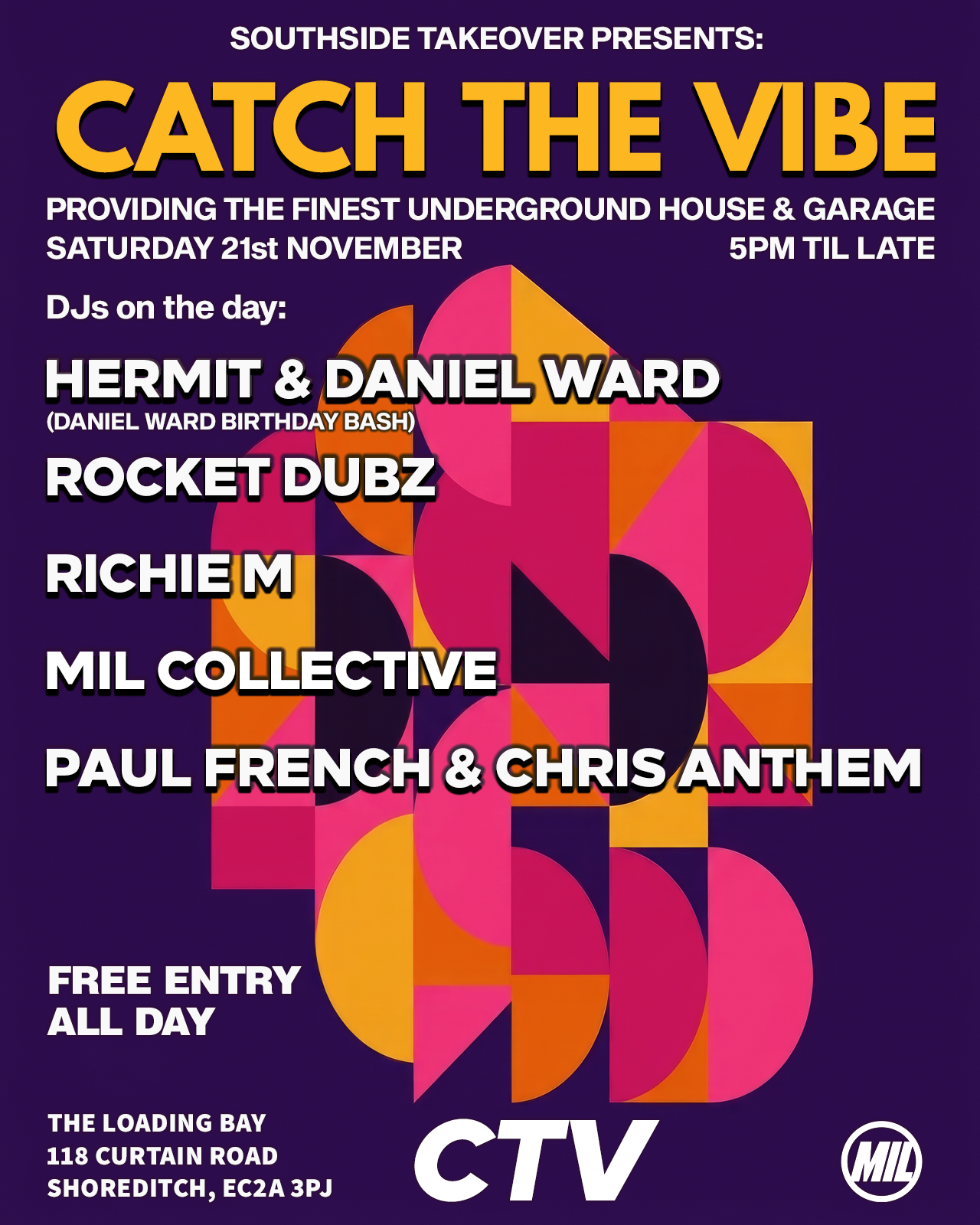 Catch The Vibe - House & Garage - Daniel Ward Birthday Bash Special