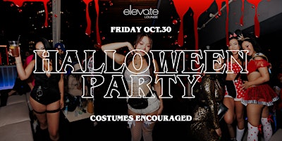 NIGHTMARE BEOFRE HALLOWEEN ROOFTOP COSTUME PARTY @ ELEVATE LOUNGE DTLA
