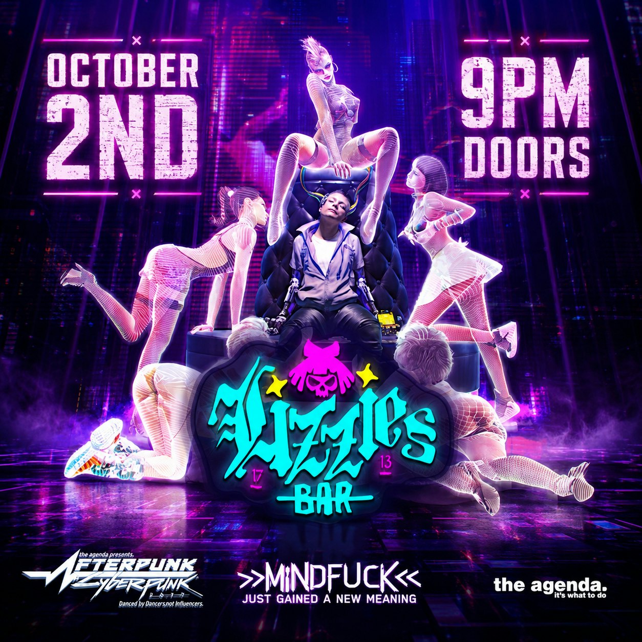 Afterpunk Presents Lizzie's Bar: A Cyberpunk 2077 DJ Dance Night Experience