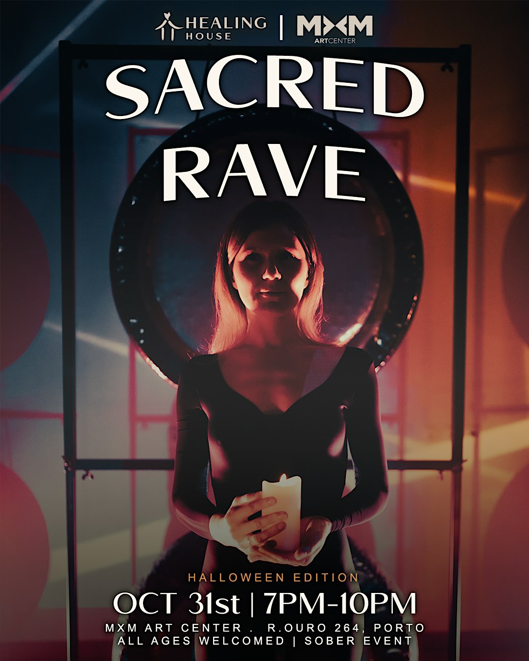 Sacred Rave: Halloween Edition | Conscious Dance & Gong Sound Bath in Porto