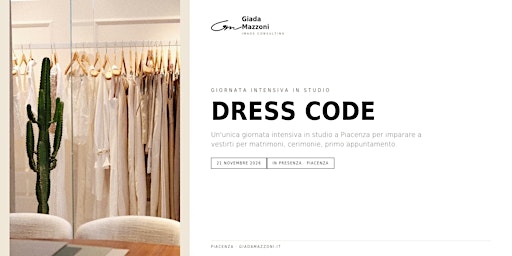 Dress Code— Vestirsi per ogni occasione _ Corso Completo in presenza