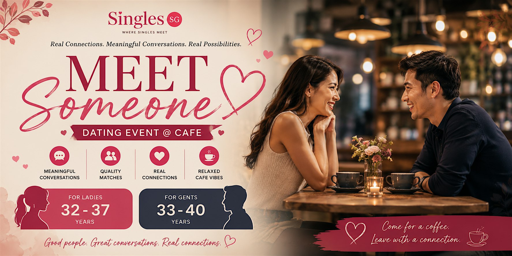 [Singles Chinese, Ladies 32 - 37, Gentlemen 33 - 40] @ Dating Event