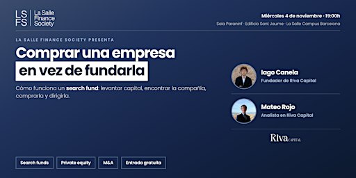 Emprendimiento por adquisición: cómo funciona un Search Fund