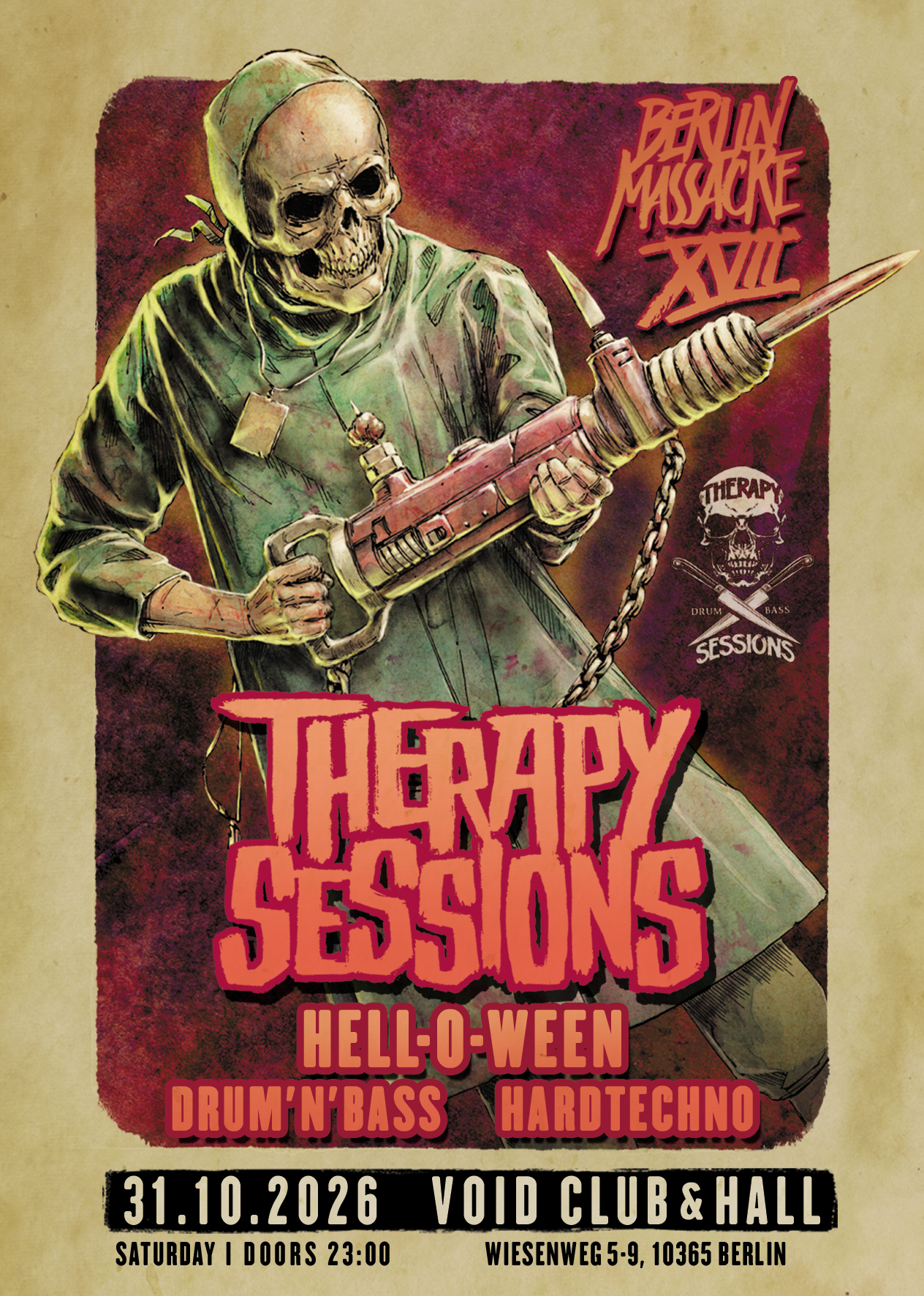 Therapy Sessions XVII - Hell-O-Ween with Current Value, Peter Kurten, Upzet, Unknown, Zak McCoy