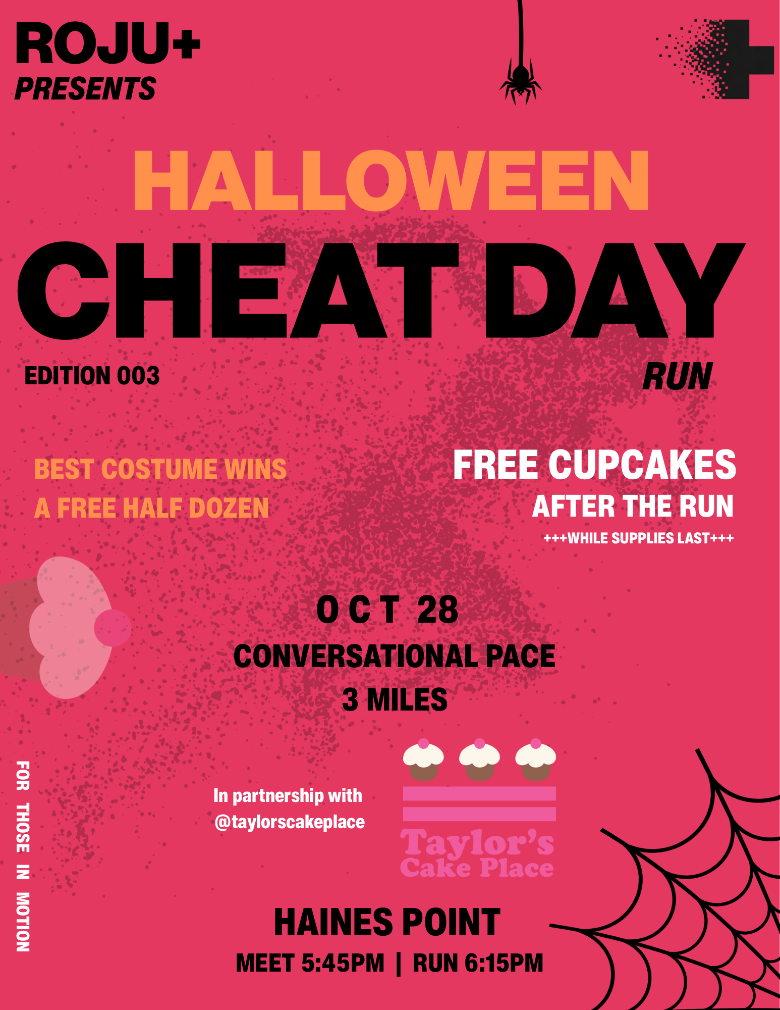 Roju+ CHEAT DAY Run — Halloween Edition🎃🧁