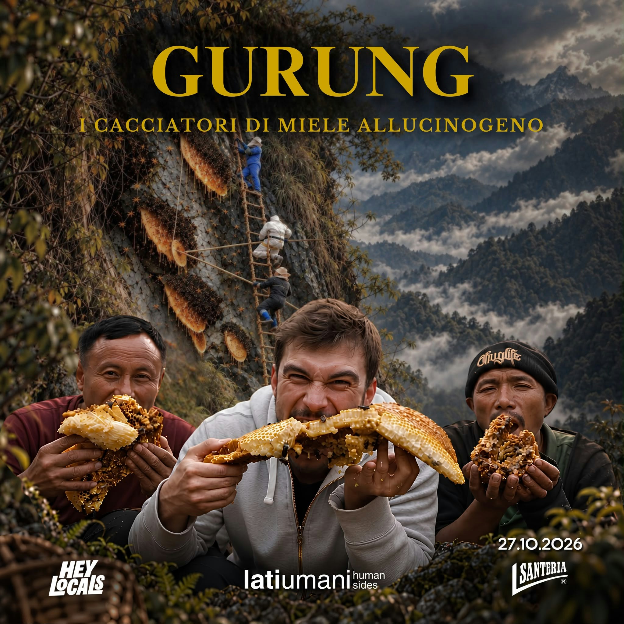 Lati Umani presenta: GURUNG - I cacciatori di miele allucinogeno