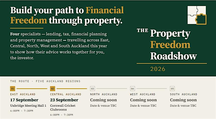 The Property Freedom Roadshow. 2026