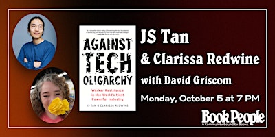 BookPeople Presents: JS Tan & Clarissa Redwine - Against Tech Oligarchy