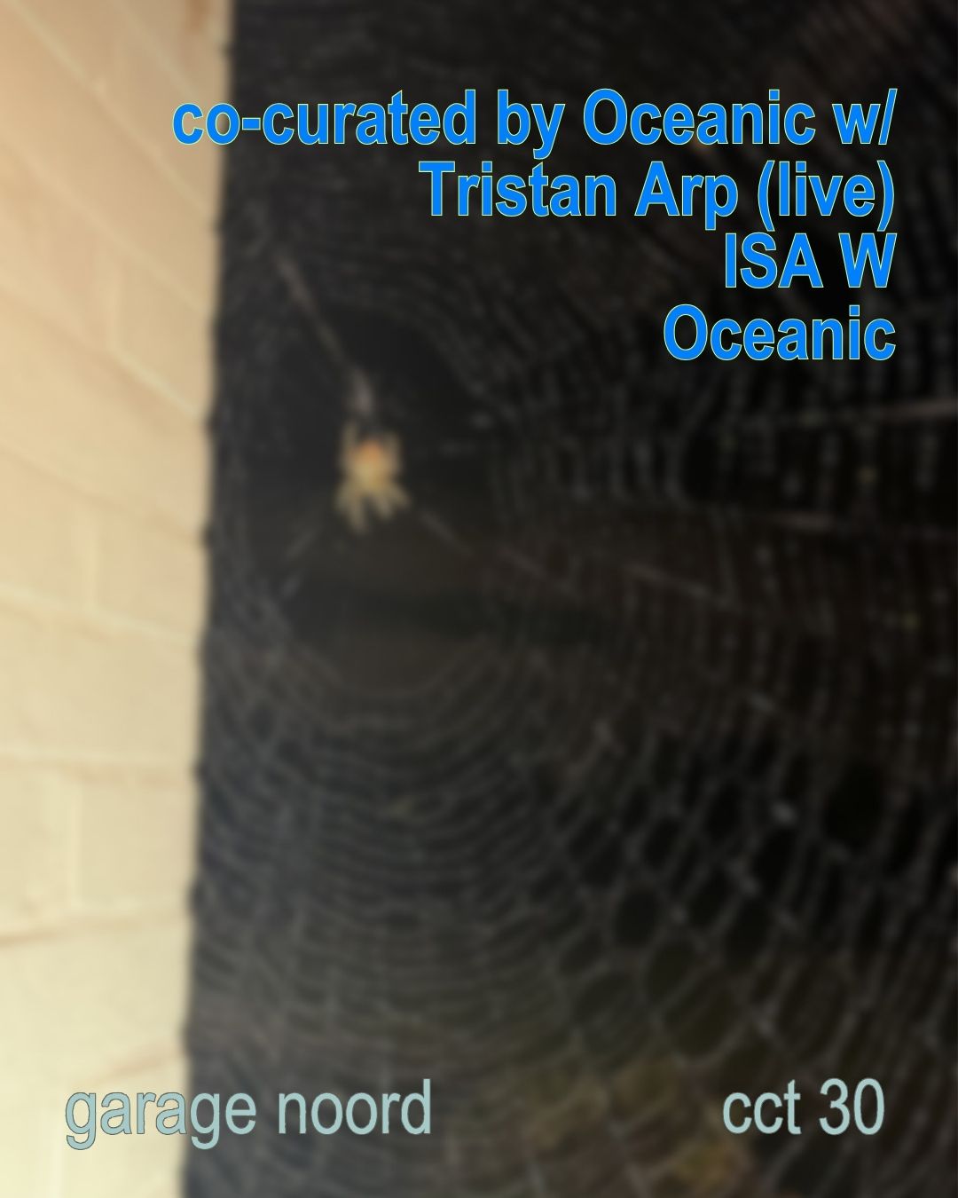 co-curated by Oceanic with Tristan Arp (live), Oceanic, ISA W