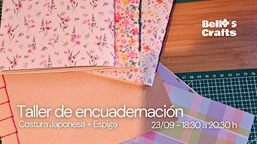 Taller de Encuadernación Artesanal · Japonesa + Espiga