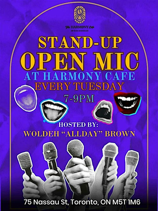 Harmony Cafe - Stand Up Comedy Open Mic