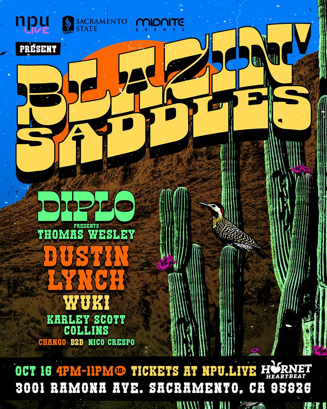 BLAZIN' SADDLES feat. Diplo presents Thomas Wesley