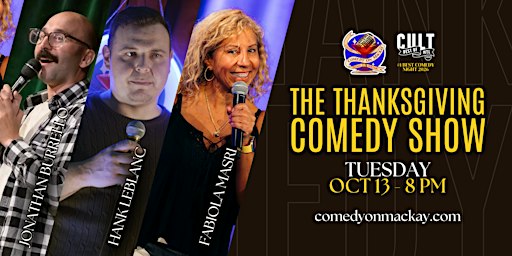 The Thanksgiving Comedy Show | English Stand-Up Comedy in Montreal