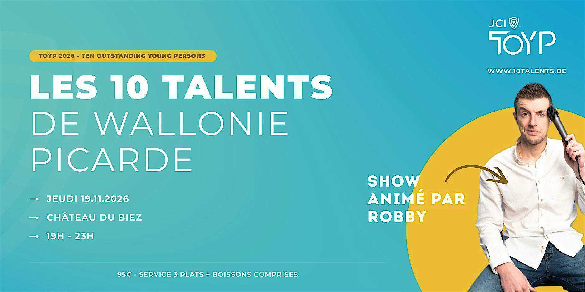 TOYP 2026 - Les 10 talents de Wallonie Picarde
