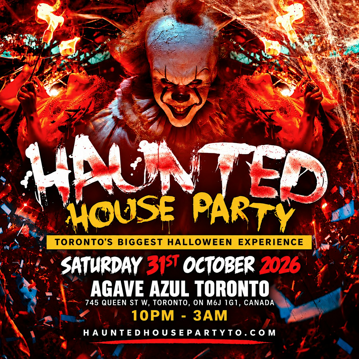 HAUNTED HOUSE PARTY - Toronto's Biggest Halloween Party