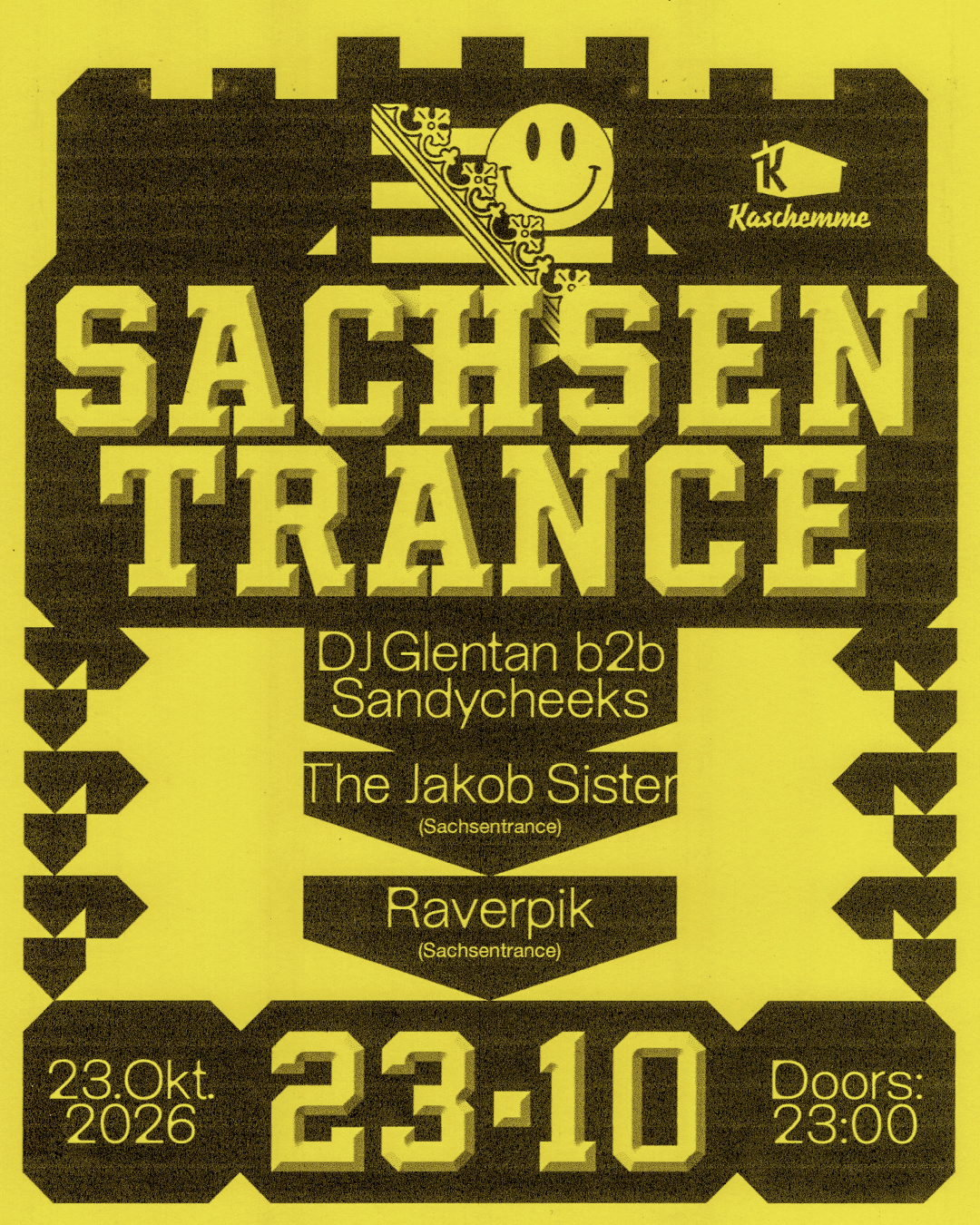 SACHSENTRANCE with RaverPik & THE JAKOB SISTER