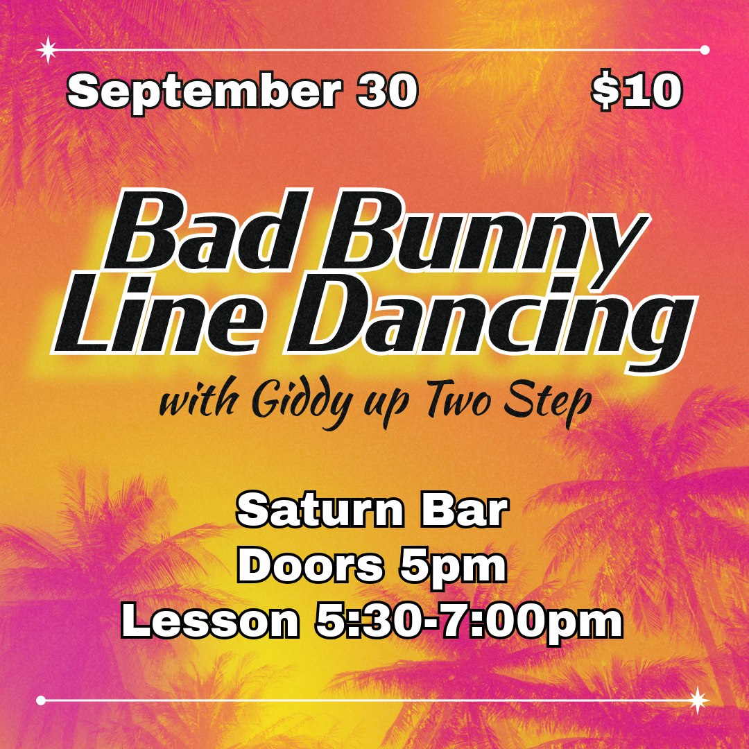 Bad Bunny Line Dancing with Giddy Up Two Step