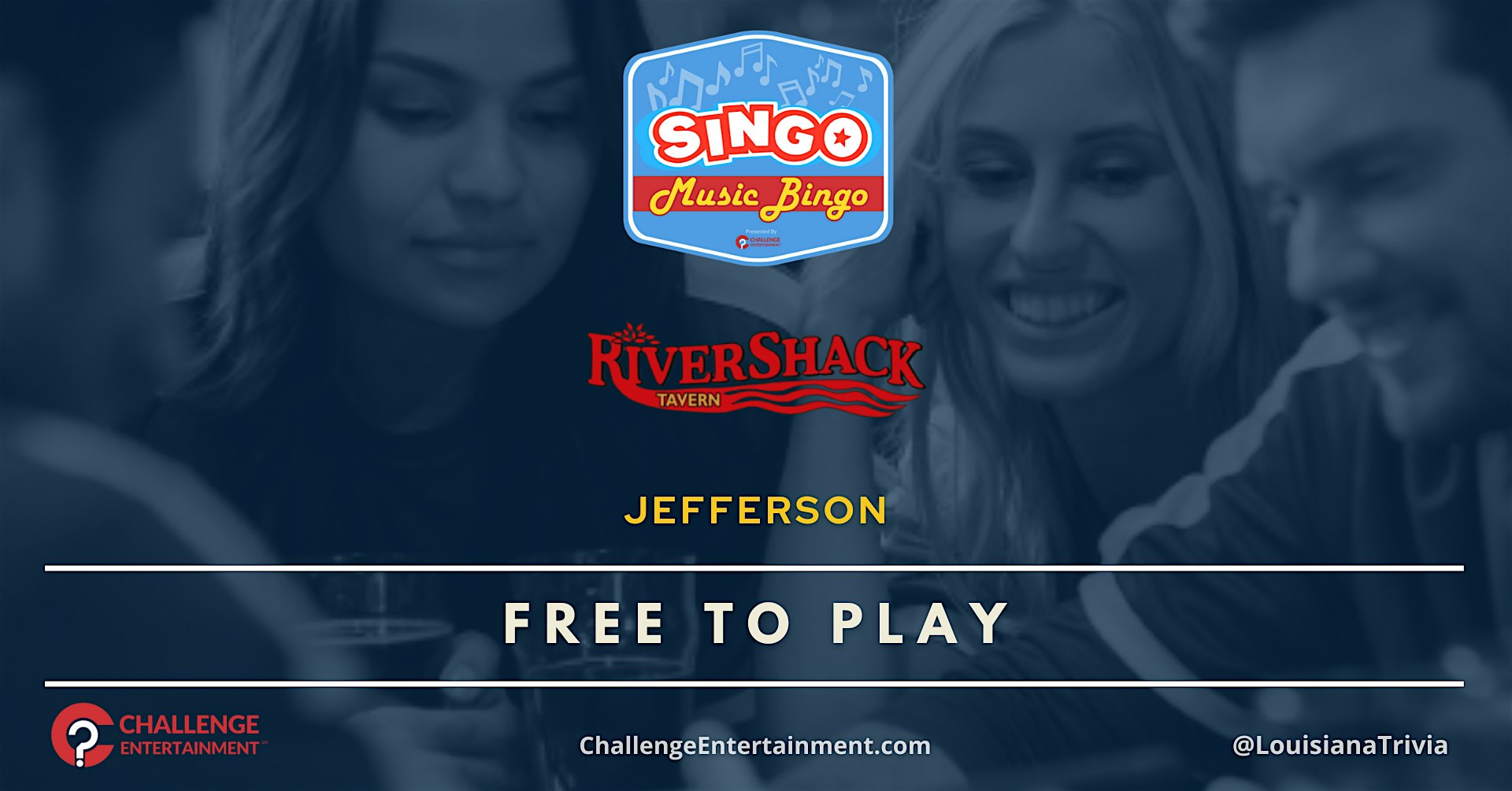Weekly SINGO Music Bingo Nights at Rivershack Tavern - Jefferson