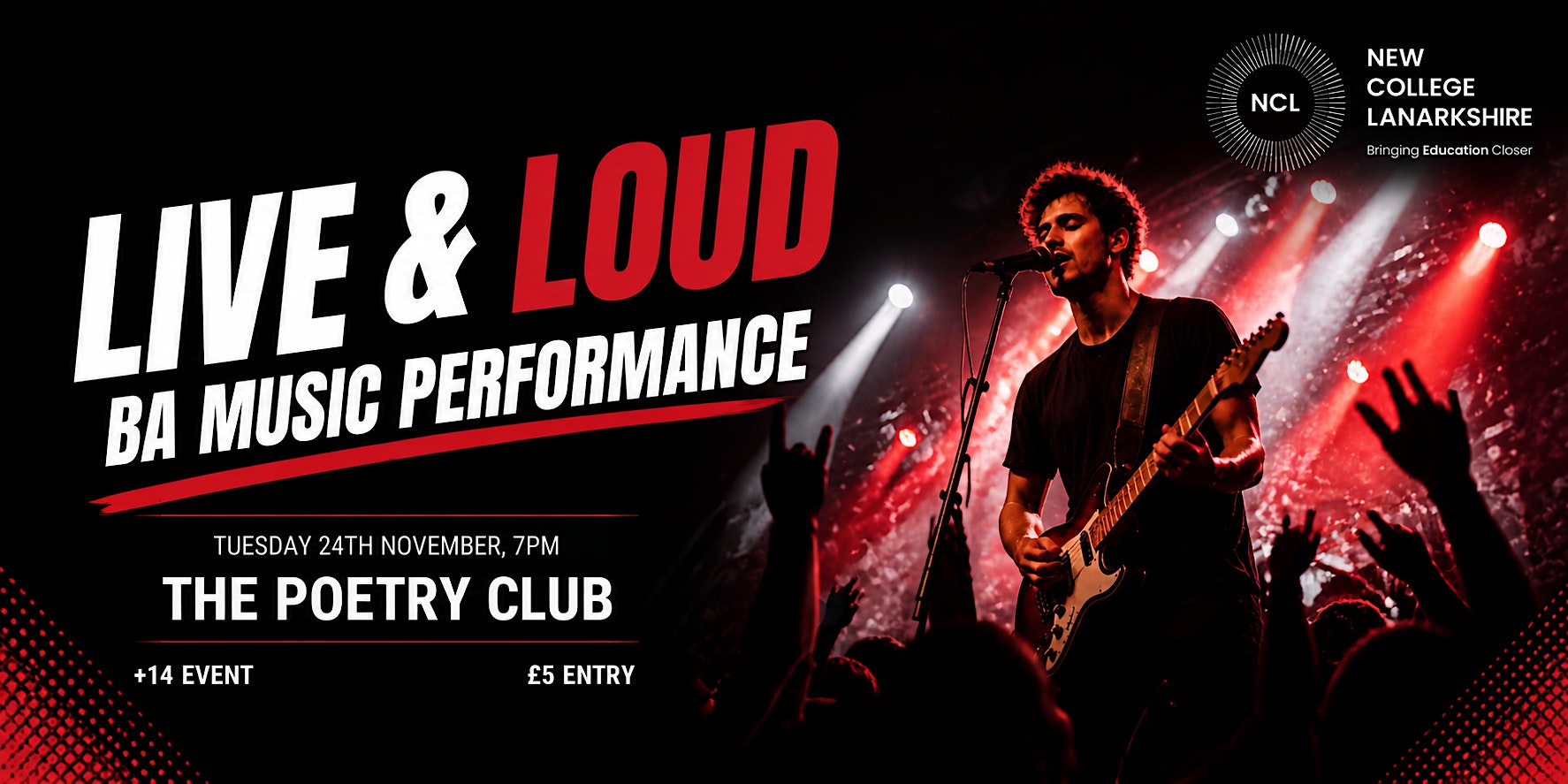 BA Music Performance Live Event - New College Lanarkshire