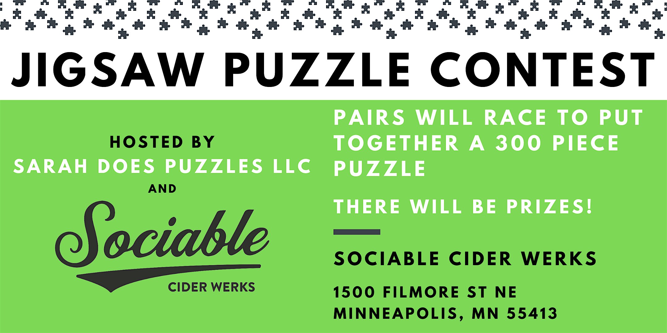 HALLOWEEN Pairs Jigsaw Puzzle Contest at Sociable Cider - October 2026