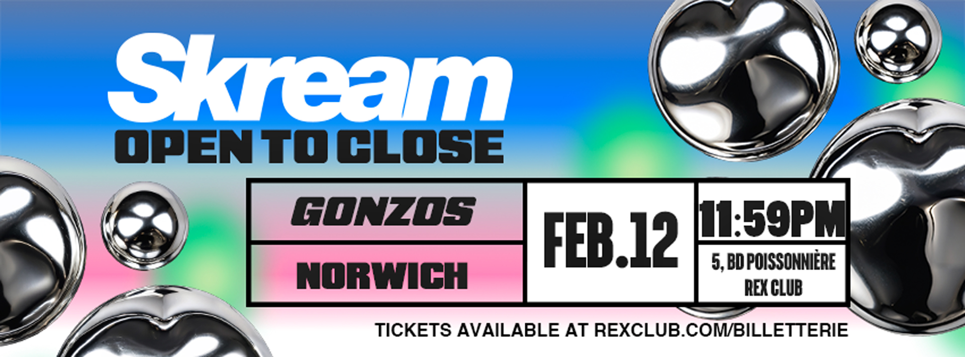 Rex Club presents: Skream all night long