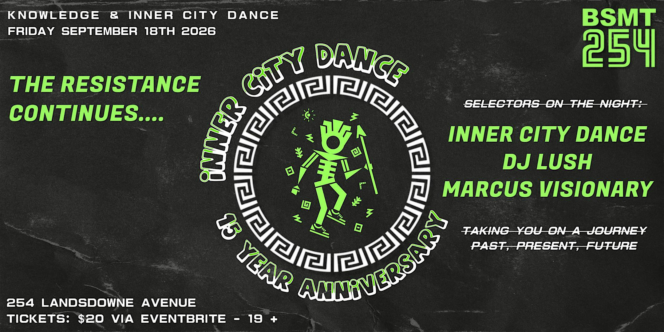 INNER CITY DANCE - 15 YEAR ANNIVERSARY